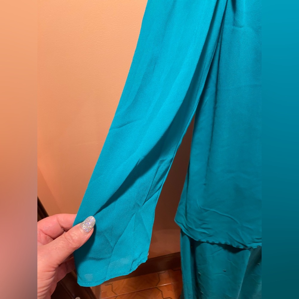 Brand-Ursula Women Dressy Dress , Color-Green, Size-XXL - Picture 3 of 5